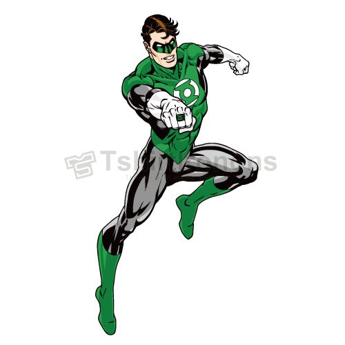 Green Lantern T-shirts Iron On Transfers N4516 - Click Image to Close